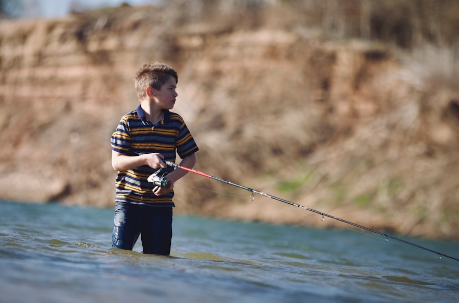 Retractable fishing rods