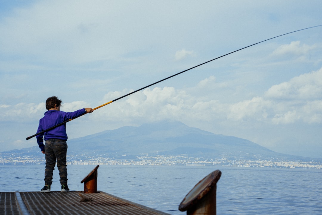 Photo Retractable fishing rods