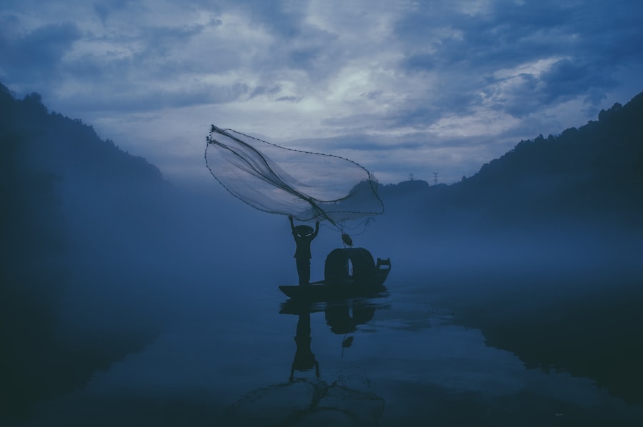 Photo fishing during light summer storms