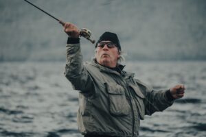 Técnicas de pesca de arrastre para peces grandes.