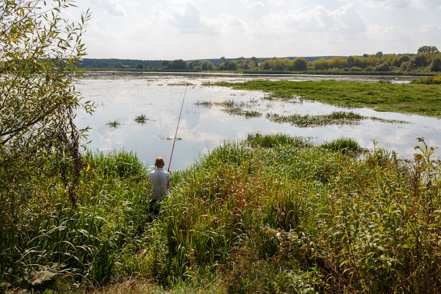 fishing in deep swamp areas