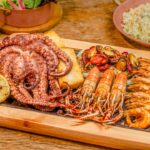 Deliciosas recetas con mariscos frescos: Tenya básico, camarón, pargo, pagel, barca fondeada, caída controlada
